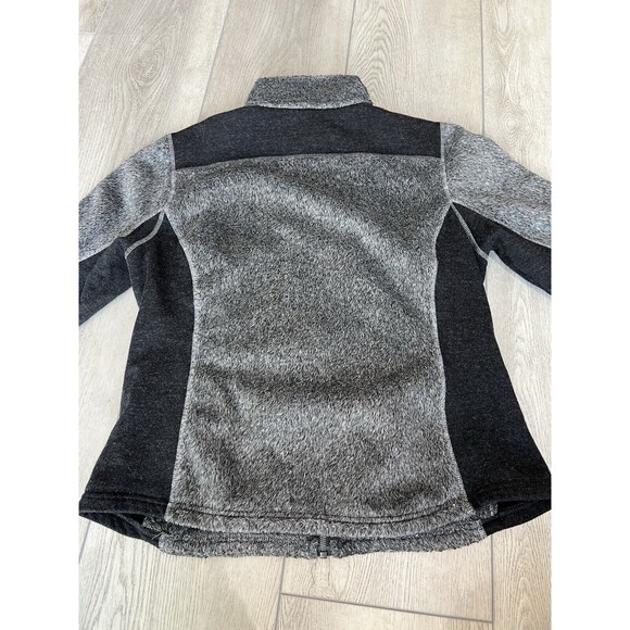 Kuhl Alpenlux Full Zip Jacket Fleece Two Tone | Gray Black | Size XL Runs‎ Small - Picture 11 of 16